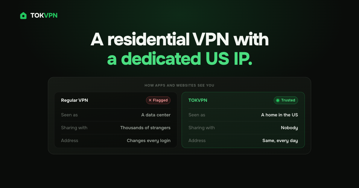 TOKVPN screenshot